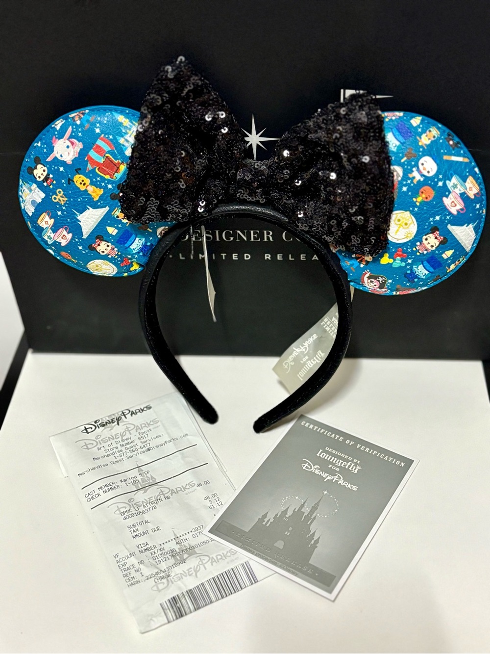 Limited Release Designer Minnie Mouse Ears Headband by Loungefly